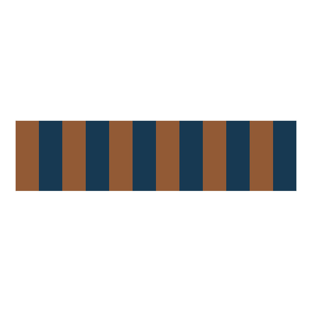 Border Slim Navy Blue Brown - Image 3