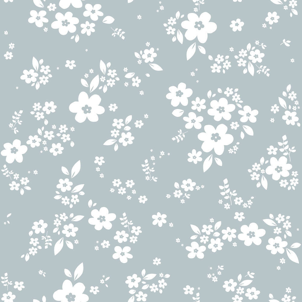 Lace Meadow Blue Tapeta